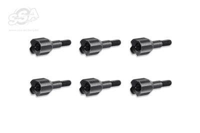 Maximal Fox Blunt screw-in Point 100 grain, 6 stk.